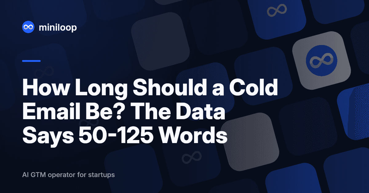 Illustration comparing a short, high-reply cold email against a long, ignored cold email