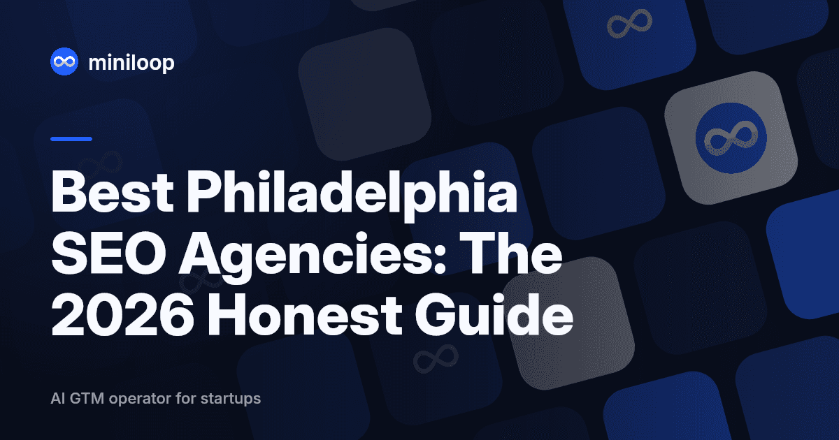Philadelphia skyline with SEO analytics icons representing top search marketing agencies in the city