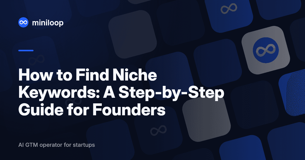 Niche keyword research process illustrated as a structured step-by-step workflow