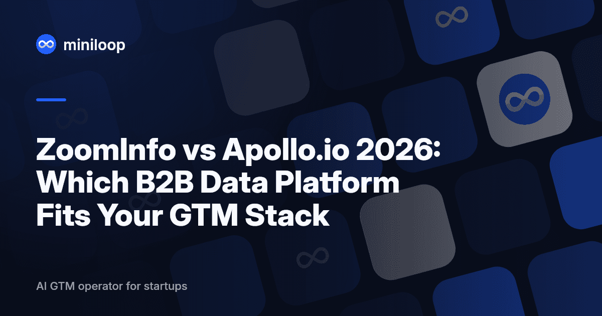 ZoomInfo vs Apollo.io: B2B sales intelligence platforms compared for GTM teams